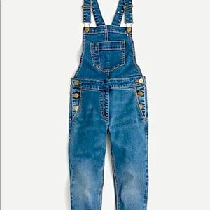 NWT size 5 Crewcuts denim overalls